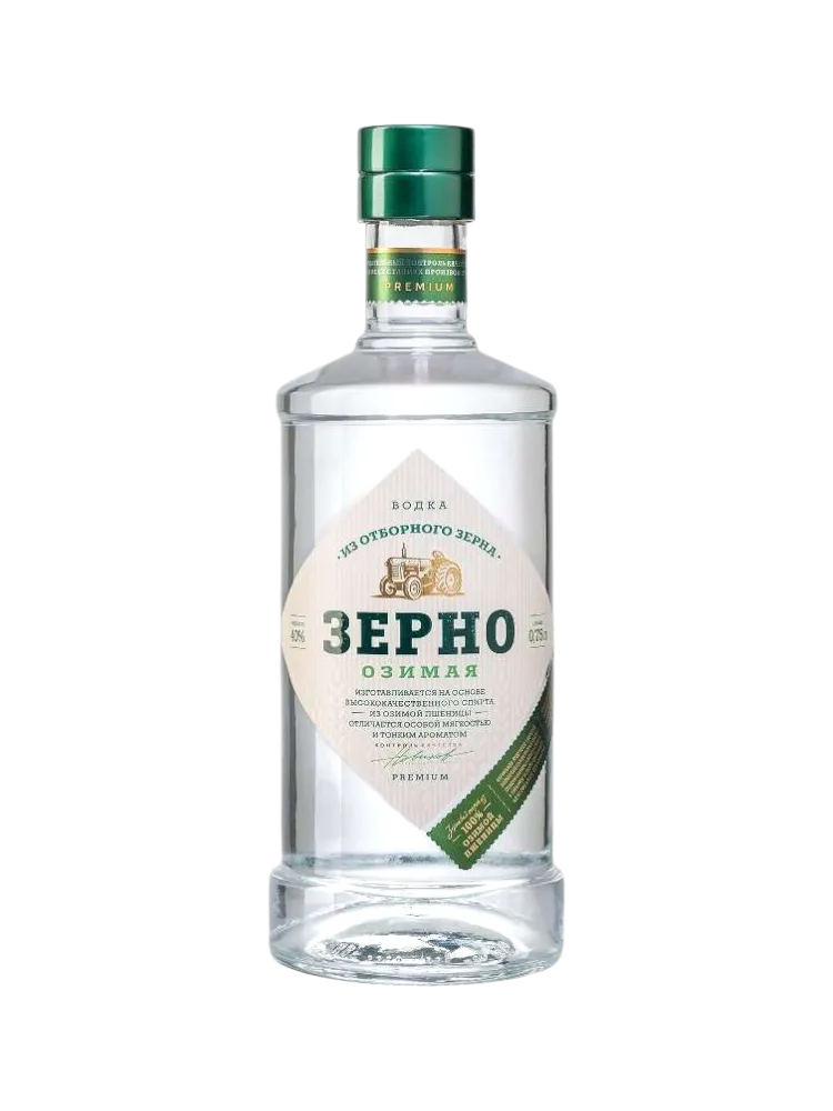 ВОДКА ЗЕРНО ОЗИМАЯ 0,7Л  - фото 1
