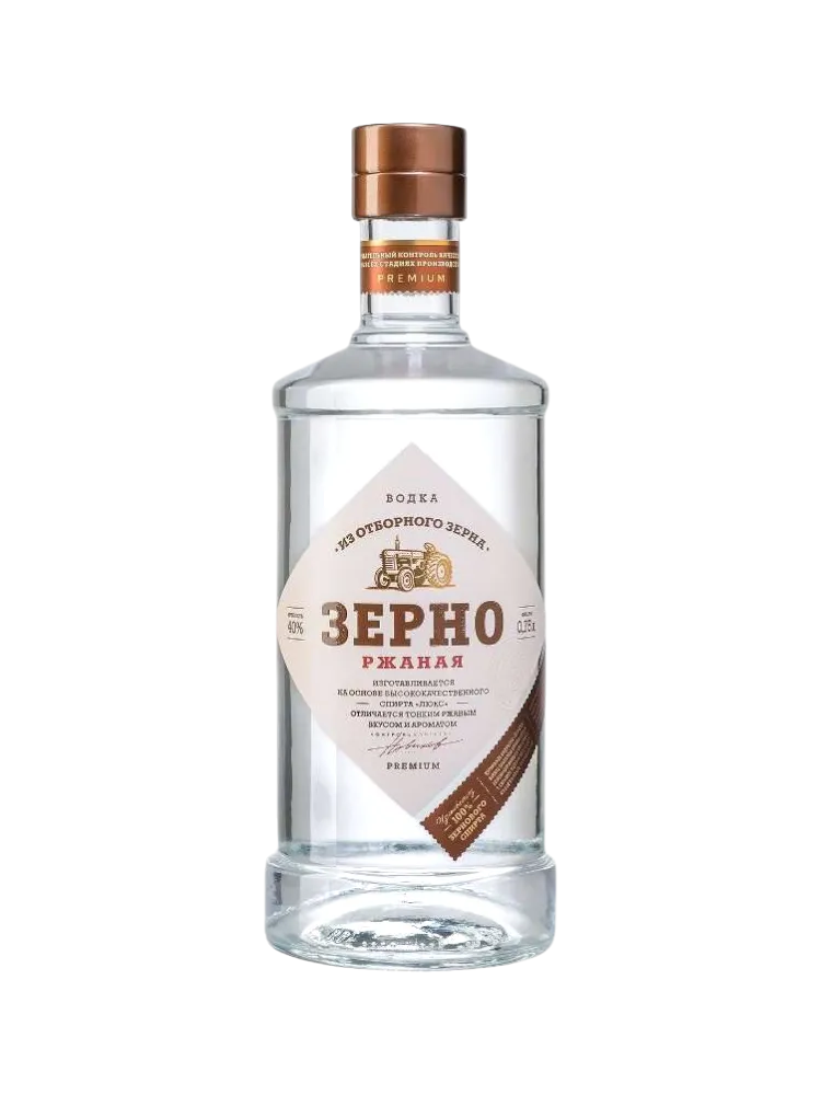 ВОДКА ЗЕРНО РЖАНАЯ 0,7Л  - фото 1