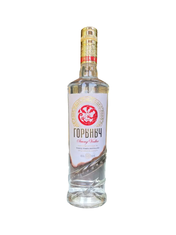 ВОДКА ГОРЫНЫЧ ОГНЕННЫЙ 40% 0.5Л - фото 1