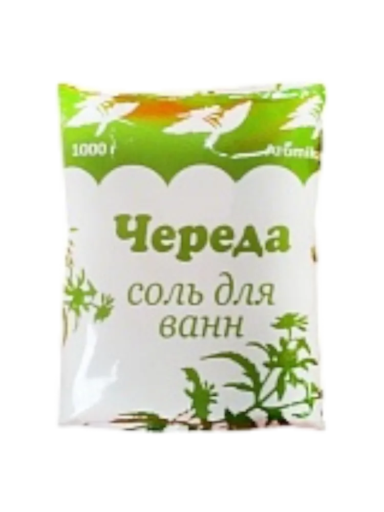 СОЛЬ Д/ВАНН АРОМИКА 1000Г ЧЕРЕДА 1/12 ПАКЕТ