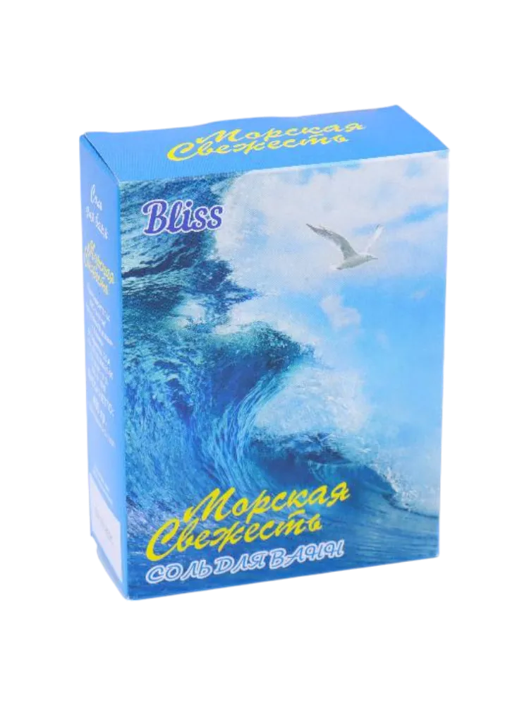 СОЛЬ Д/ВАНН BLISS 450Г МОРСКАЯ СВЕЖЕСТЬ
