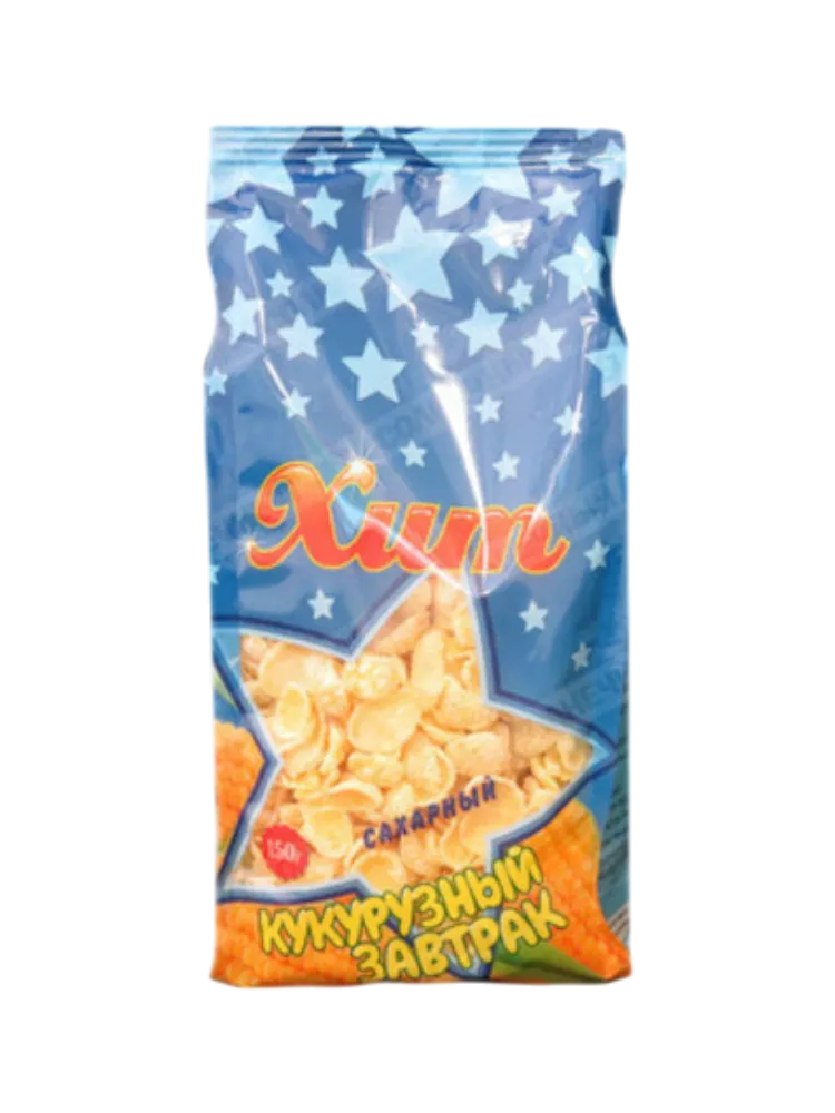СУХ ЗАВТРАК ХИТ 150Г КУКУРУЗНЫЙ САХАРНЫЙ 