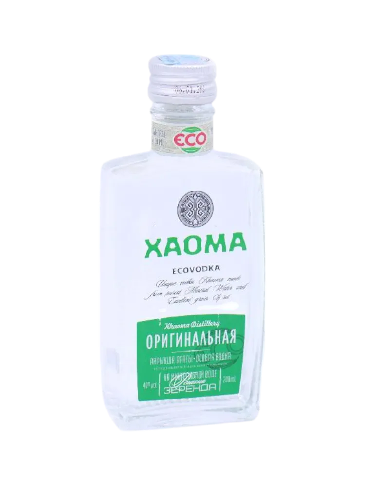 ВОДКА ХАОМА 0.2Л ОРИГИНАЛЬНАЯ ЗЕРЕНДА - фото 1