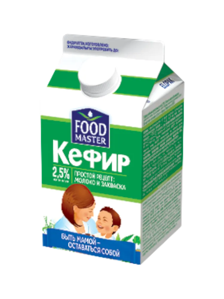 КЕФИР FOOD MASTER 2.5% 500Г
