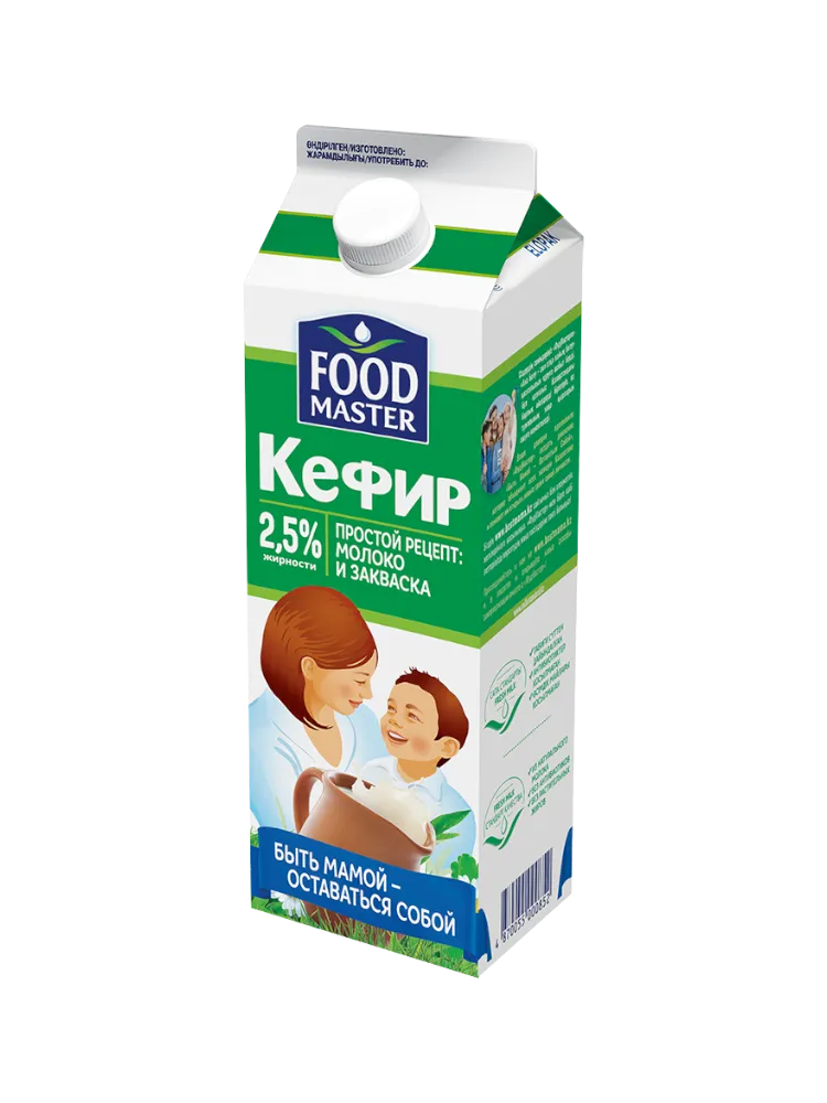 КЕФИР FOOD MASTER 2.5% 1Л Т/П