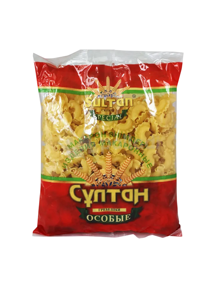 МАКАРОНЫ СУЛТАН 400Г ГРЕБЕШКИ 