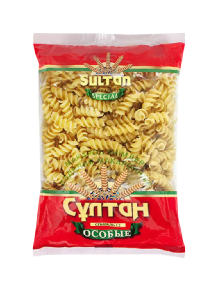 МАКАРОНЫ СУЛТАН 400Г СПИРАЛЬ 12