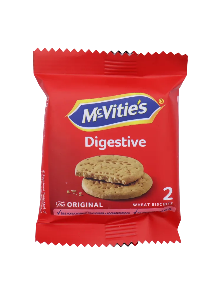 ПЕЧЕНЬЕ MCVITIES DIGESTIVES 29.4Г ХАМЛЕ - фото 1