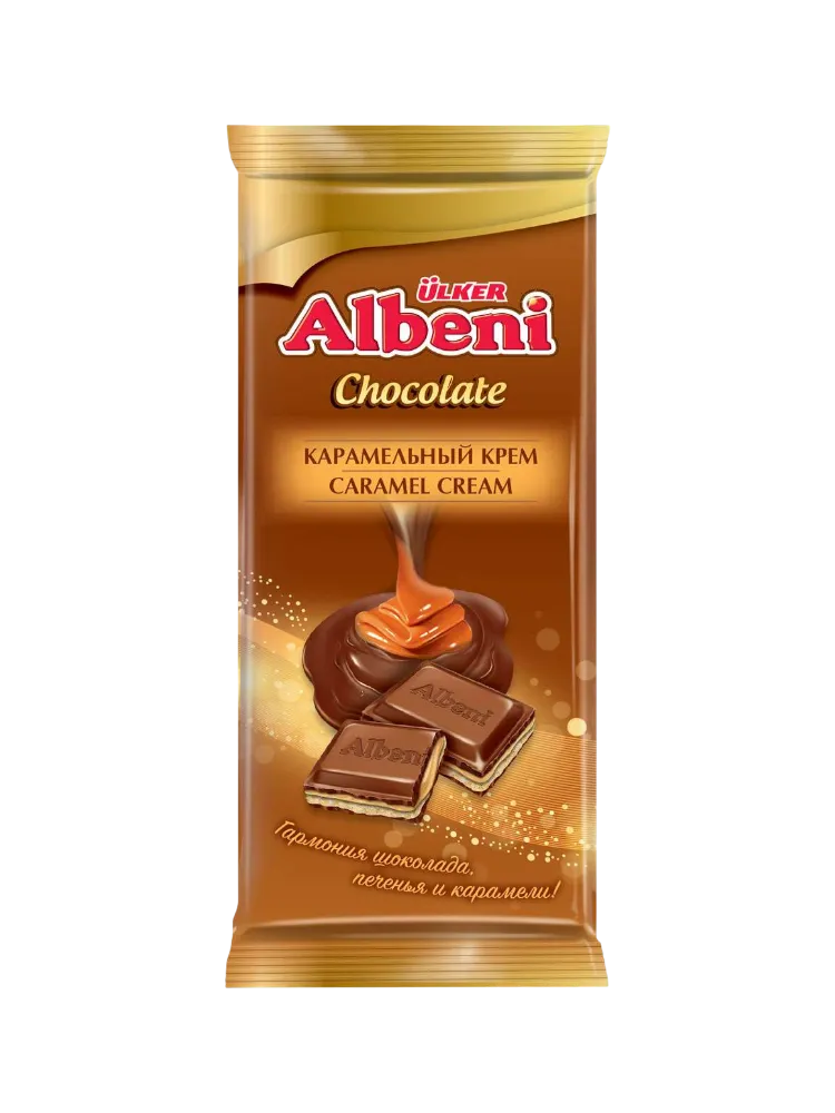 ШОКОЛАД ALBENI 85Г КАРАМЕЛЬ 
