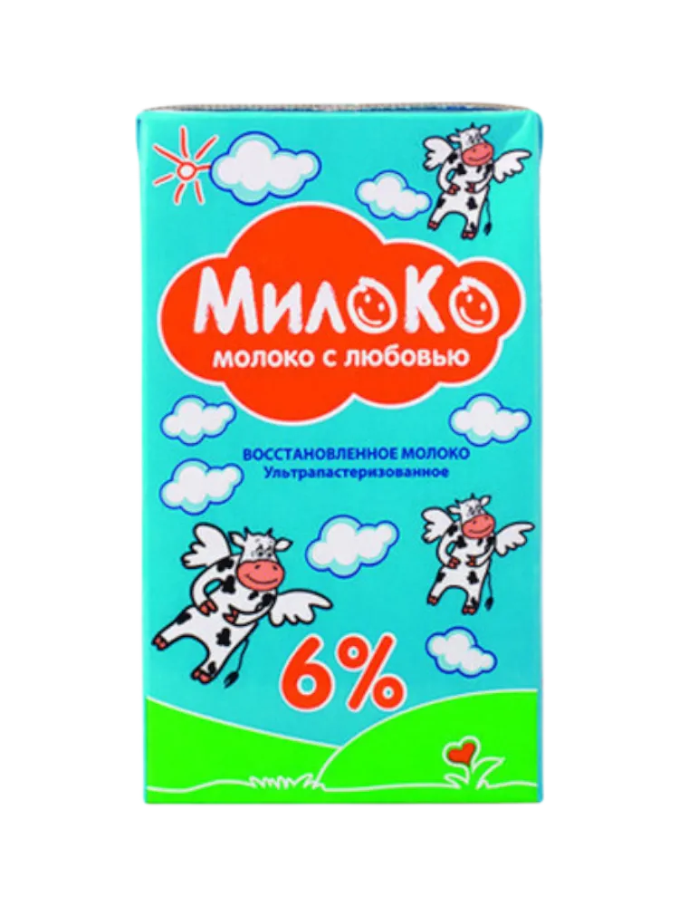 МОЛОКО МИЛОКО 950МЛ 6% МОЛОЧНЫЙ НАПИТОК Т/П 