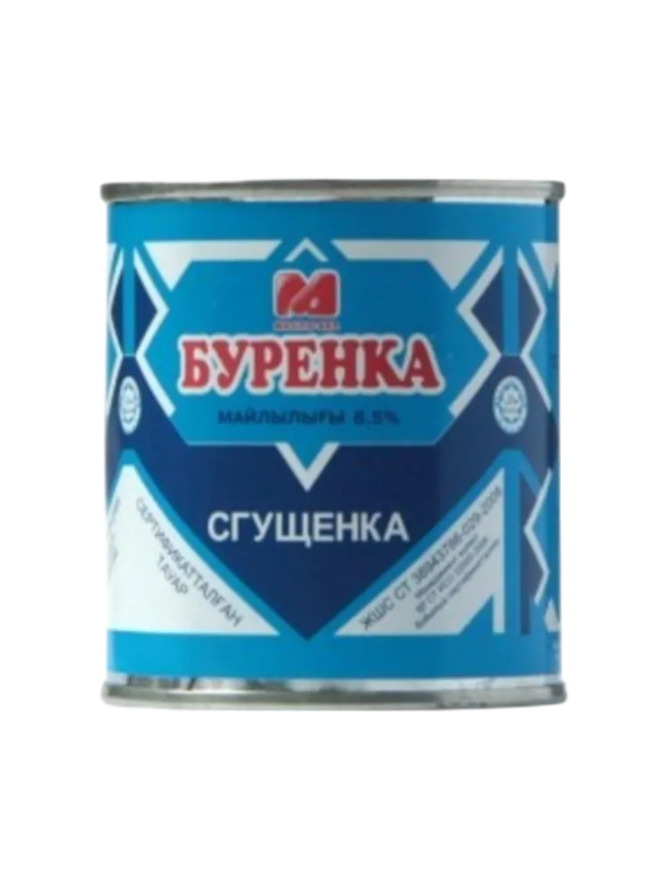 СГУЩЕНКА БУРЕНКА 380Г 8.5% Ж/Б