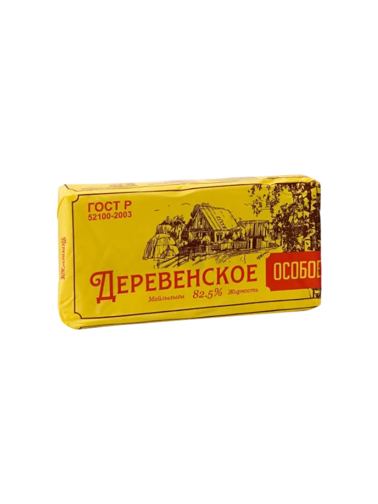 МАСЛО ДЕРЕВЕНСКОЕ 180Г ГОСТ 82,5 % ОСОБОЕ