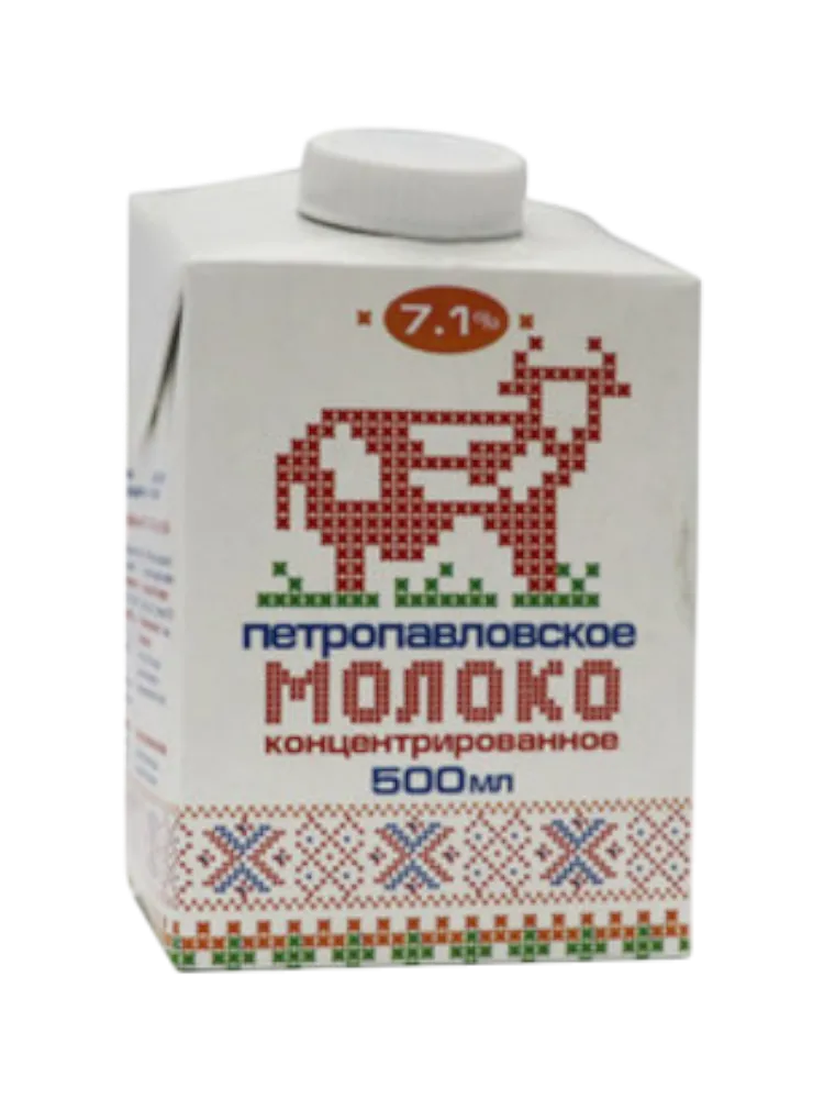 МОЛОКО КОНЦ ПЕТРОПАВЛОВСКОЕ 500МЛ 7.1% ТБА 