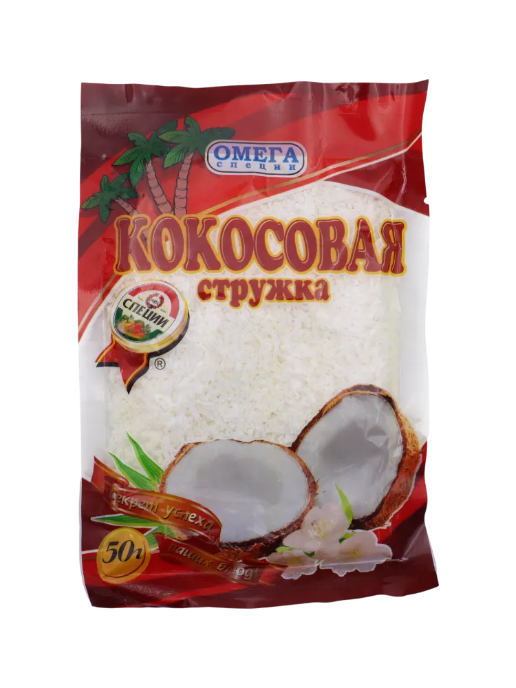 ПРИПРАВА ОМЕГА 50Г СТРУЖКА КОКОСОВАЯ 