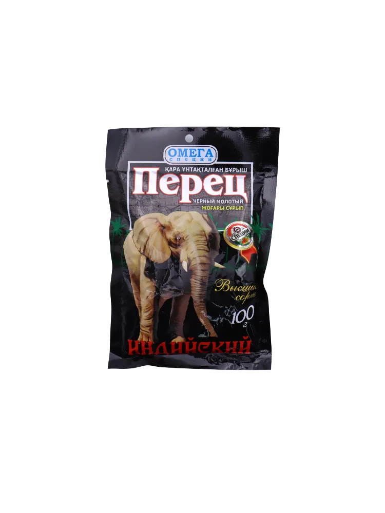 ПЕРЕЦ ОМЕГА 100Г ЧЕРНЫЙ МОЛОТЫЙ