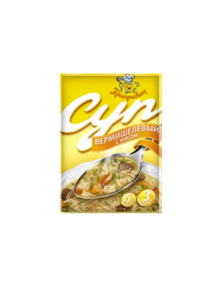СУП ОМЕГА 70Г ВЕРМИШЕЛЕВЫЙ С МЯСОМ