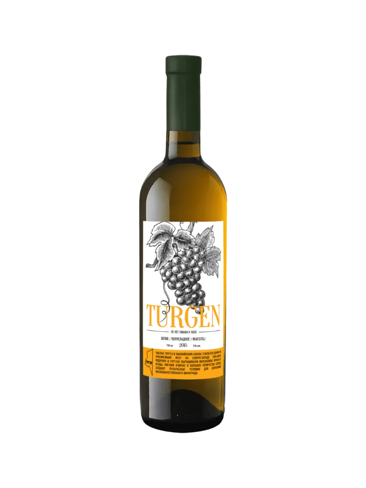 ВИНО TURGEN CLASSIC 0.75Л RKATSITELI БЕЛ П/СЛ - фото 1