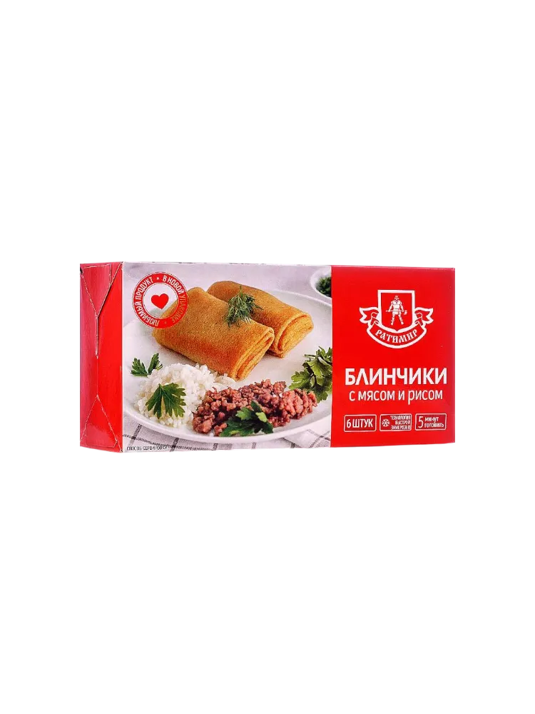 БЛИНЫ АЙСБЕРГ 0.5КГ С МЯСОМ