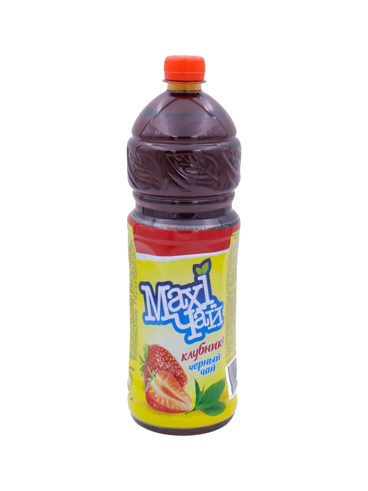 НАПИТОК МАКСИ ЧАЙ 1.2Л ЧЕРНЫЙ С КЛУБНИКОЙ