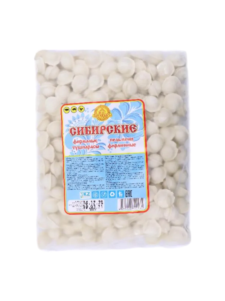 ПЕЛЬМЕНИ БОГАТЫРЬ 1КГ СИБИРСКИЕ ФИРМЕННЫЕ