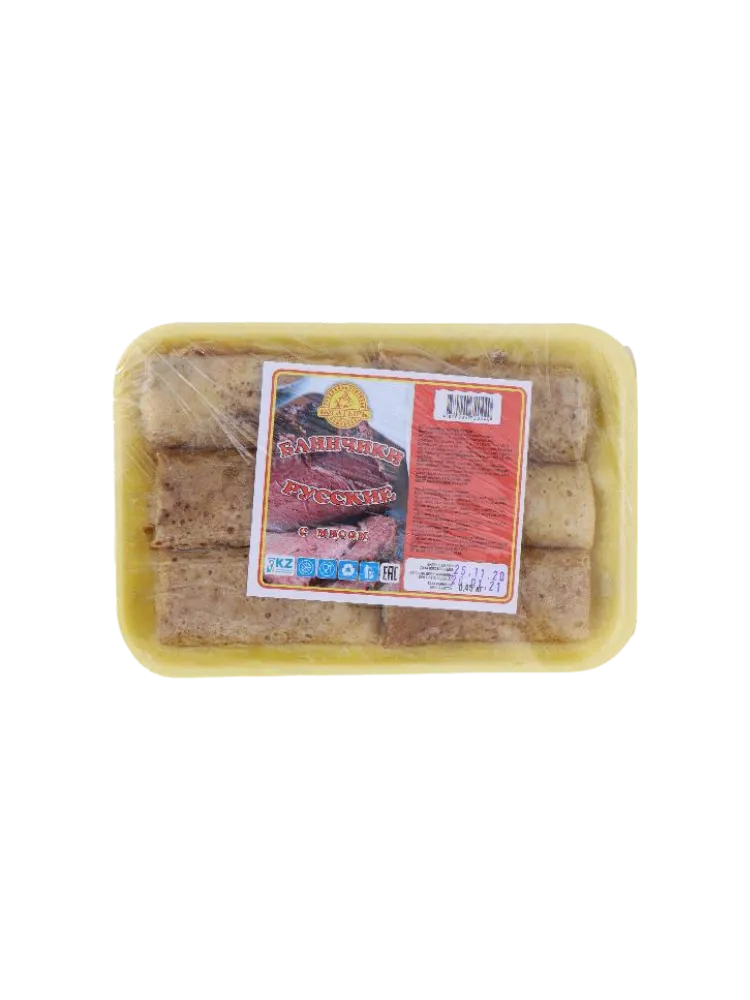 БЛИНЫ БОГАТЫРЬ 0.45КГ С МЯСОМ