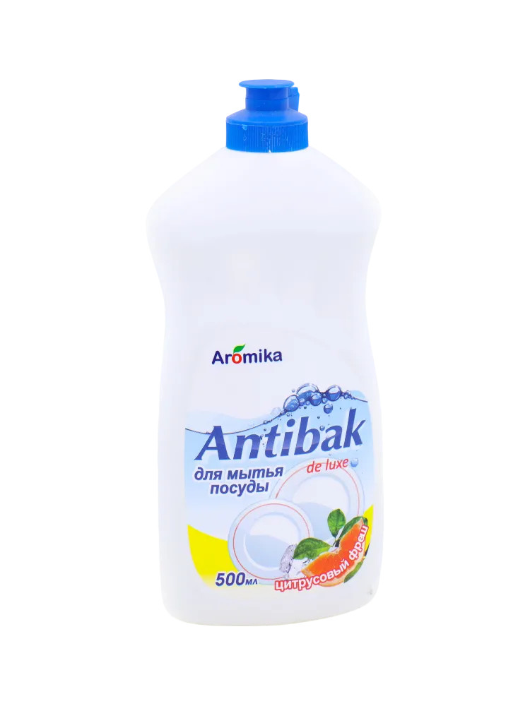 МОЮЩЕЕ СР-ВО ANTIBAK DE LUXE 500МЛ ЦИТРУСОВЫЙ ФРЕШ Д/ПОСУДЫ