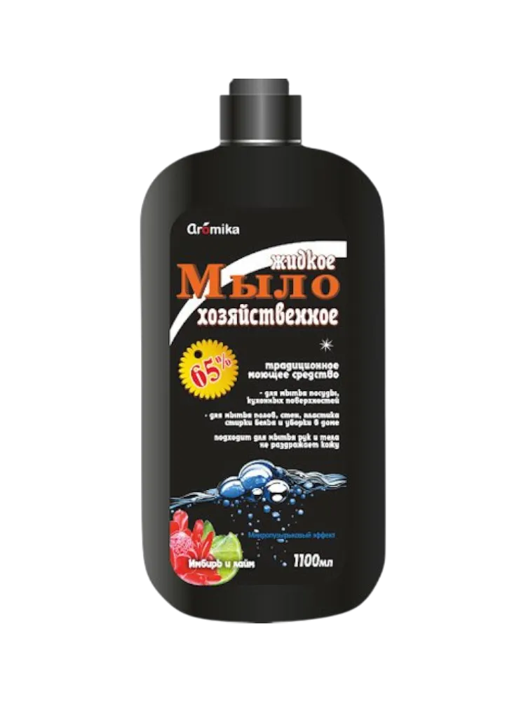 МЫЛО ЖИД ХОЗ 1.1Л 65% ИМБИРЬ/ЛАЙМ