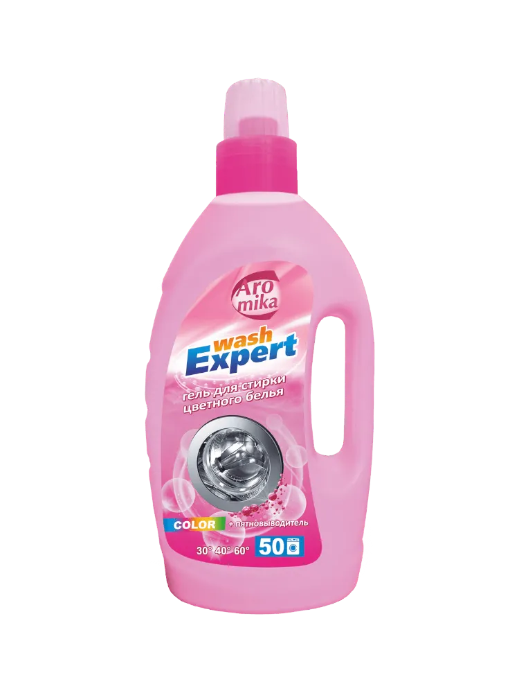ГЕЛЬ Д/СТИРКИ WASH EXPERT+ПЯТНОВЫВОДИТЕЛЬ 2000МЛ Д/ЦВЕТНОГО БЕЛЬЯ COLOR