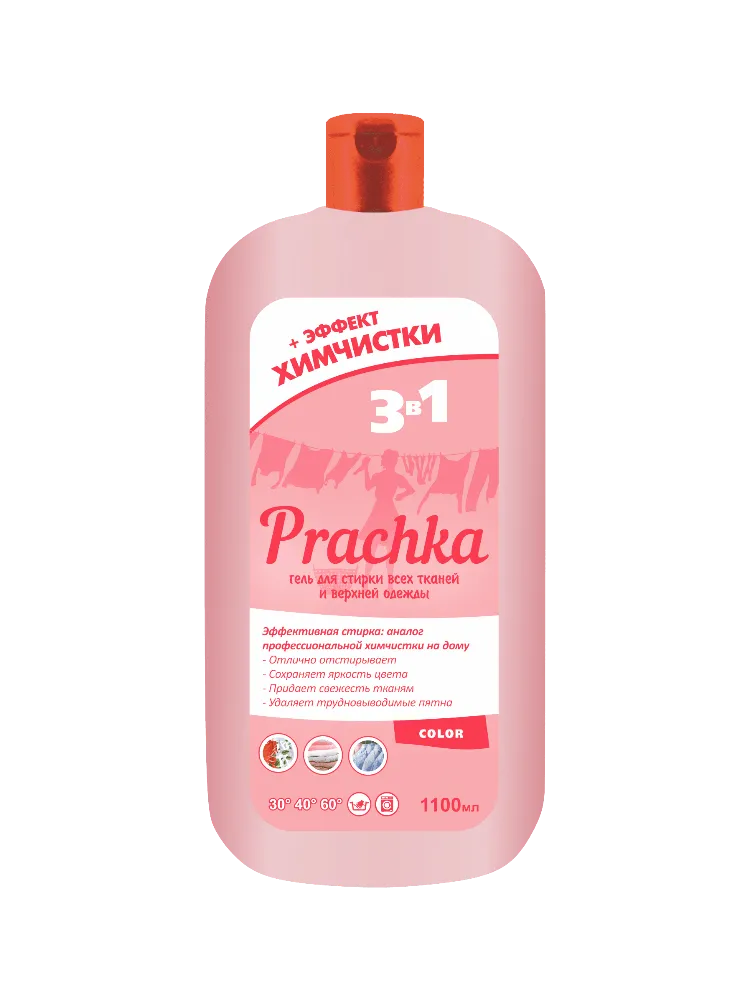 ГЕЛЬ Д/СТИРКИ PRACHKA 1100МЛ COLOR