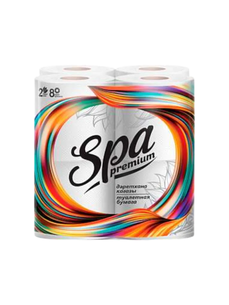 ТУАЛЕТНАЯ БУМАГА SPA PREMIUM 2СЛ 8РУЛ