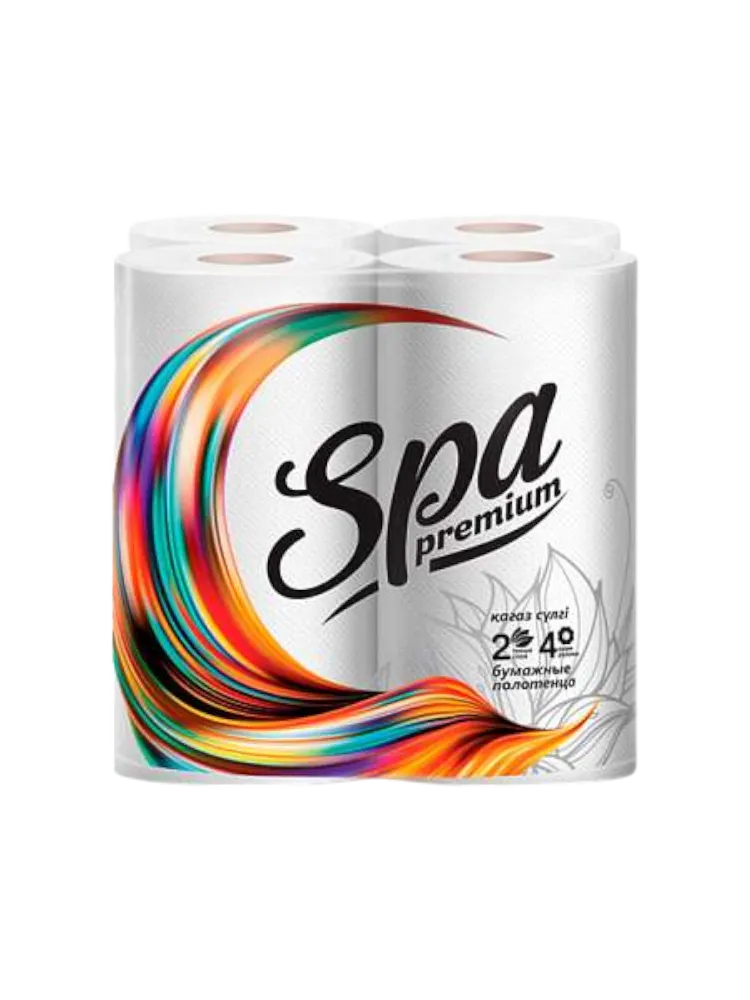 БУМАЖНЫЕ ПОЛОТЕНЦА SPA PREMIUM 2СЛ 4РУЛ 