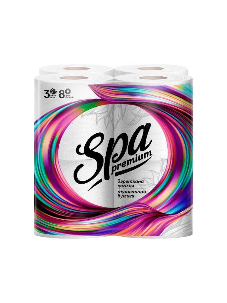 ТУАЛЕТНАЯ БУМАГА SPA PREMIUM 3СЛ 8РУЛ
