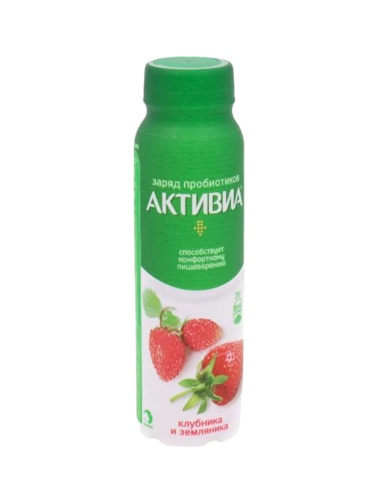 ЙОГУРТ ДАНОН АКТИВИА 270Г КЛУБНИКА/ЗЕМЛЯНИКА