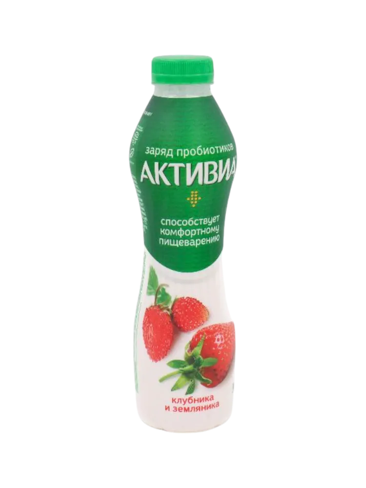 ЙОГУРТ ДАНОН АКТИВИА 670Г КЛУБНИКА/ЗЕМЛЯНИКА