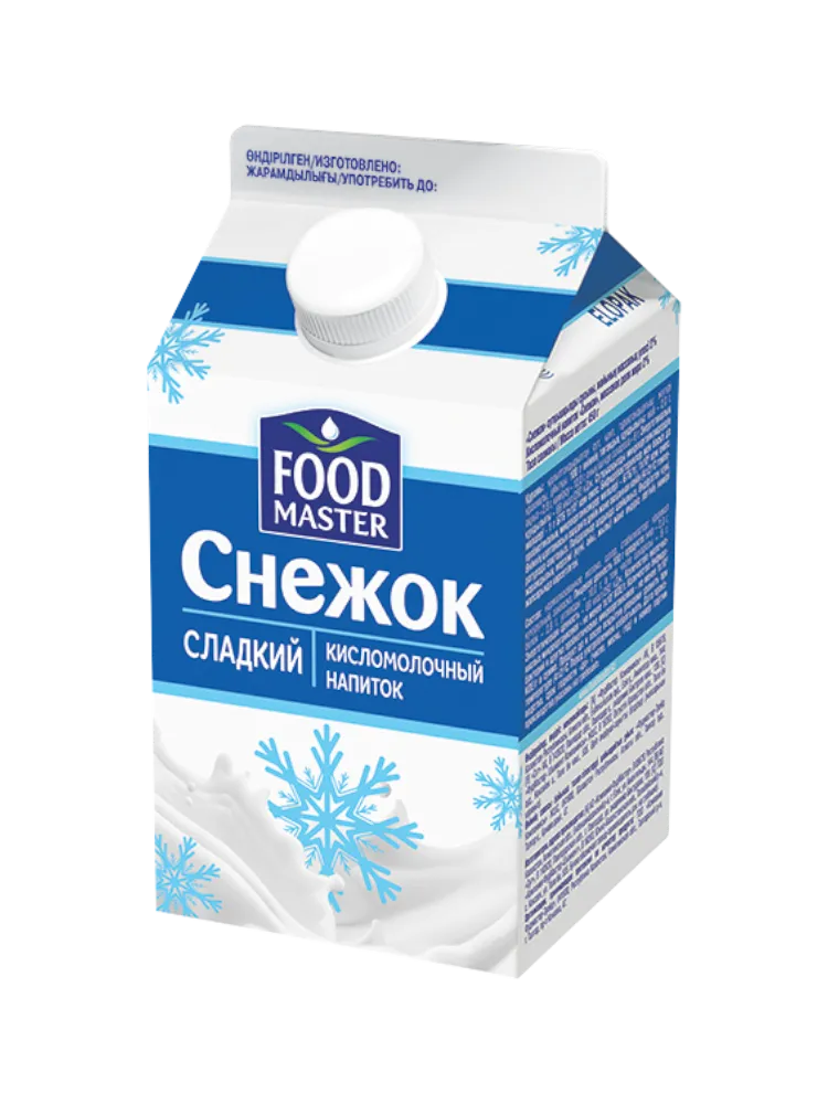 СНЕЖОК FOOD MASTER 450Г 2% СЛАДКИЙП/П