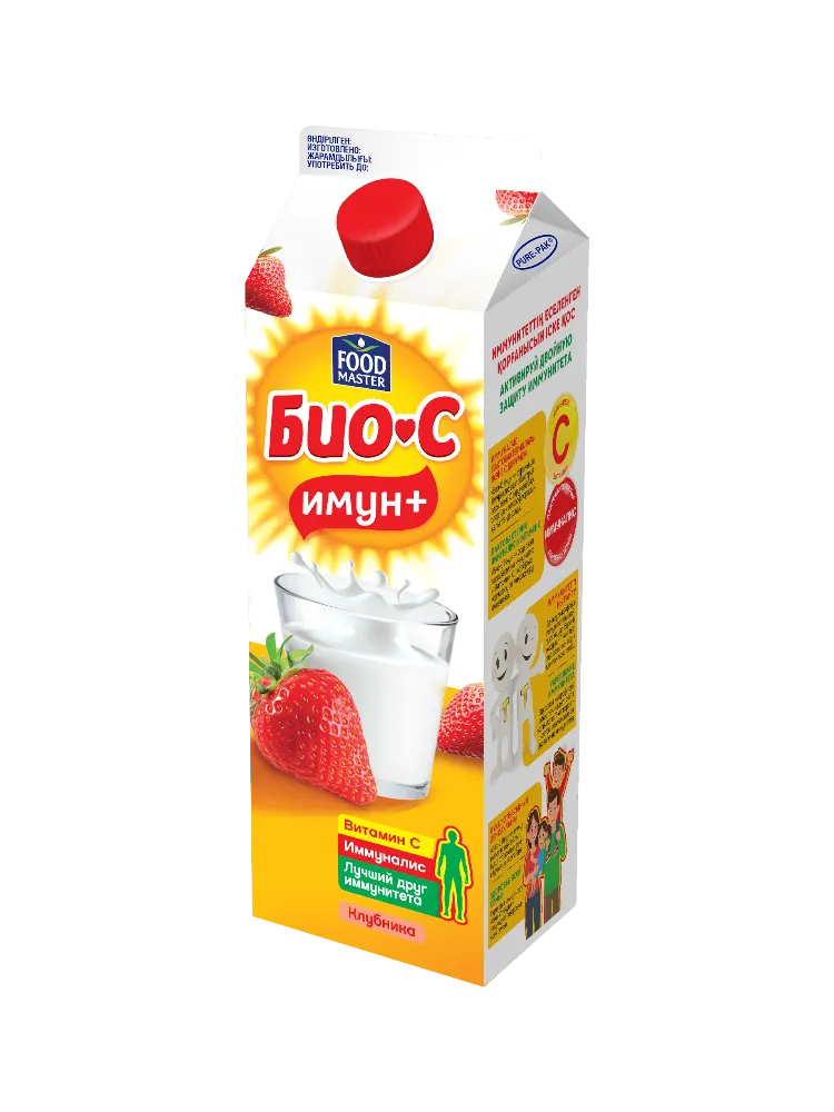 БИО С ФМ КЛУБНИКА 2,9% 900Г 