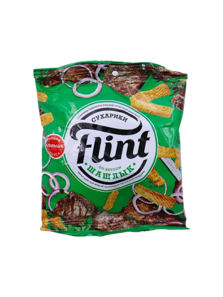 СУХАРИКИ FLINT 60Г ШАШЛЫК