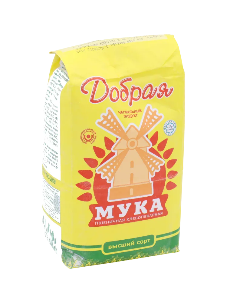 МУКА ДОБРАЯ 1.9КГ В/С
