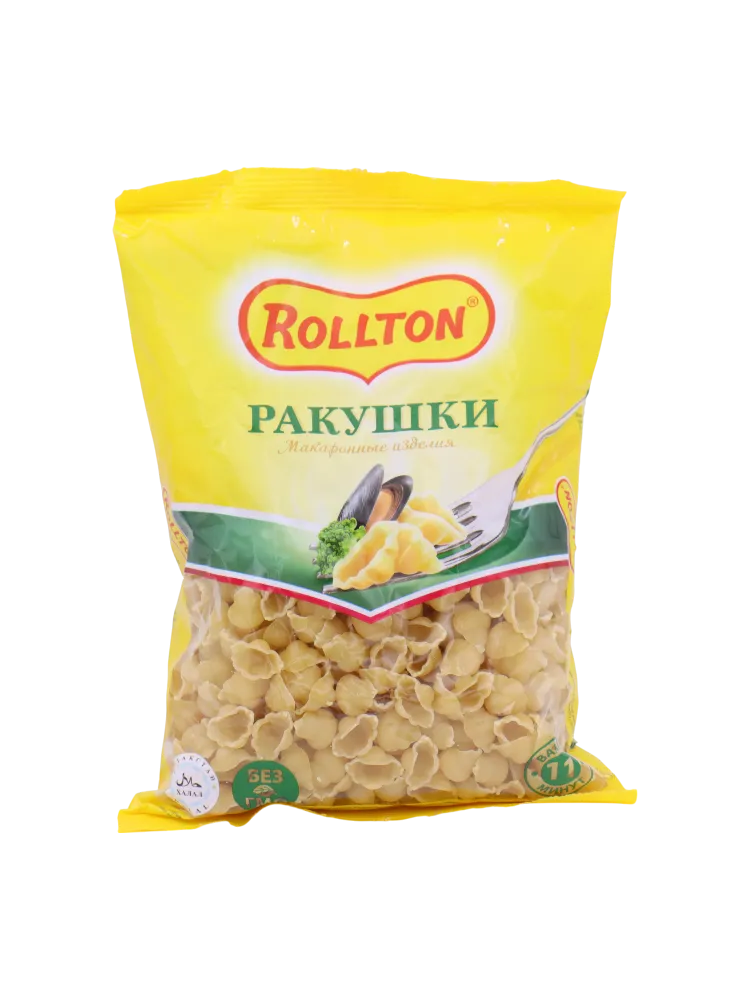 МАКАРОНЫ РОЛЛТОН 400Г РАКУШКИ