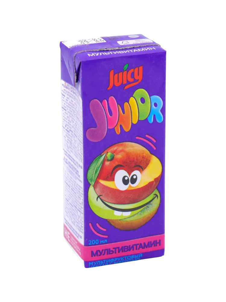 СОК JUICY 200МЛ МУЛЬТИВИТАМИН