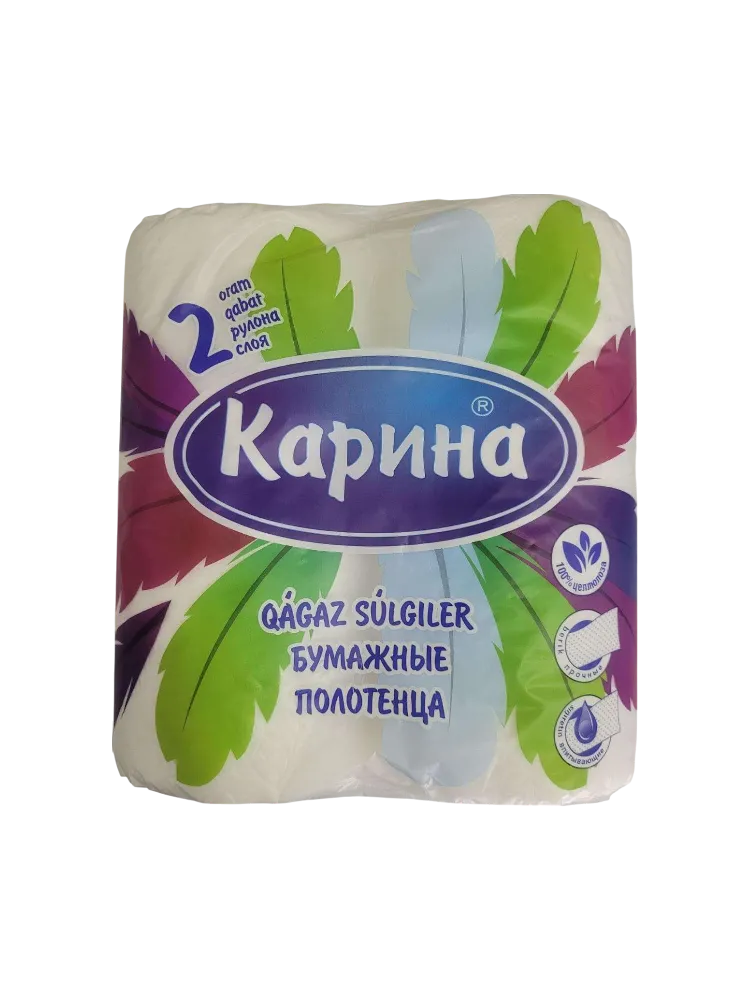 ТУАЛЕТ БУМАГА КАРИНА-ЭЛИТ 2-Х СЛ 4 РУЛ