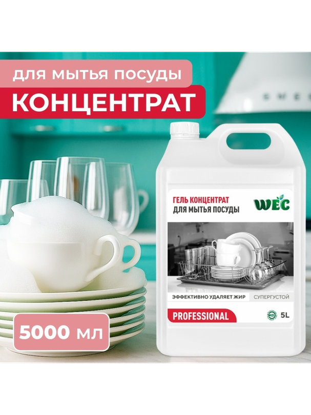 WEC гель Gin Professional 5 л 5 кг