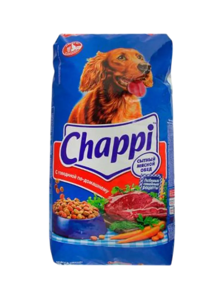 КОРМ Д/СОБАК CHAPPI 600Г ГОВЯДИНА 