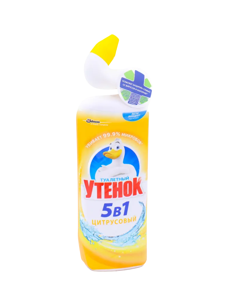 СР-ВО УТЕНОК 900МЛ ГИГИЕНА И БЕЛИЗНА ЦИТРУС Д/ТУАЛЕТА