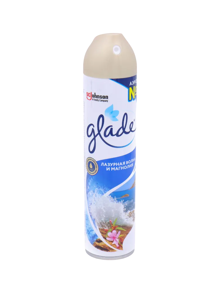 ОСВЕЖИТЕЛЬ GLADE 300МЛ ЛАЗУРНАЯ ВОЛНА/МАГНОЛИЯ