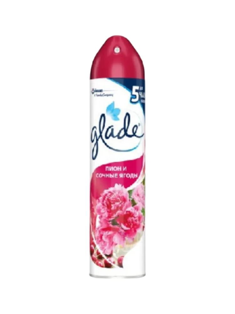 ОСВЕЖИТЕЛЬ GLADE 300МЛ ПИОН И СОЧНЫЕ ЯГОДЫ