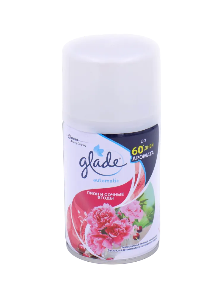 СМЕННЫЙ ФЛАКОН GLADE AUTOMATIC 269МЛ ПИОН/СОЧНЫЕ ЯГОДЫ