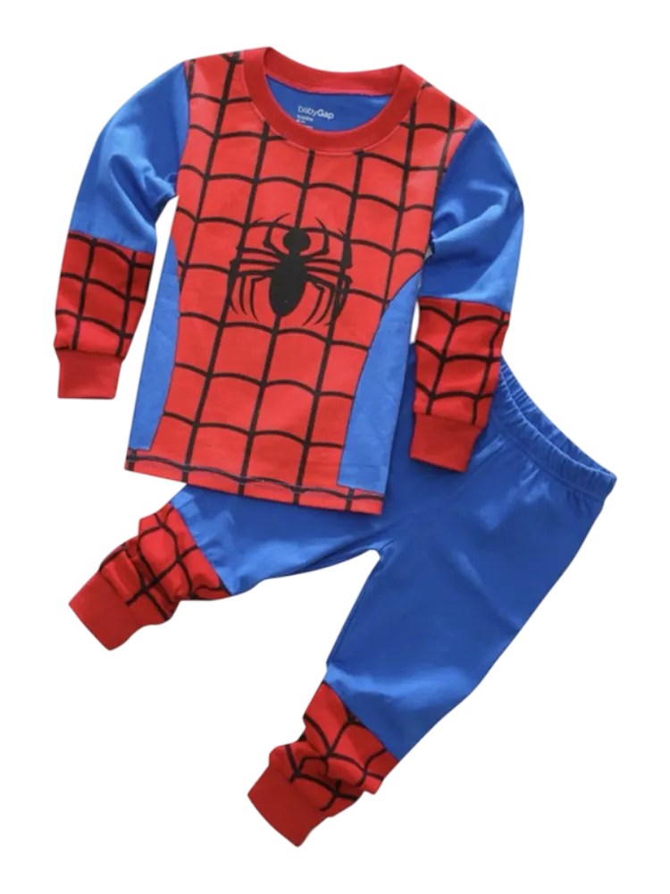 Пижама Spider-Man синий, красный