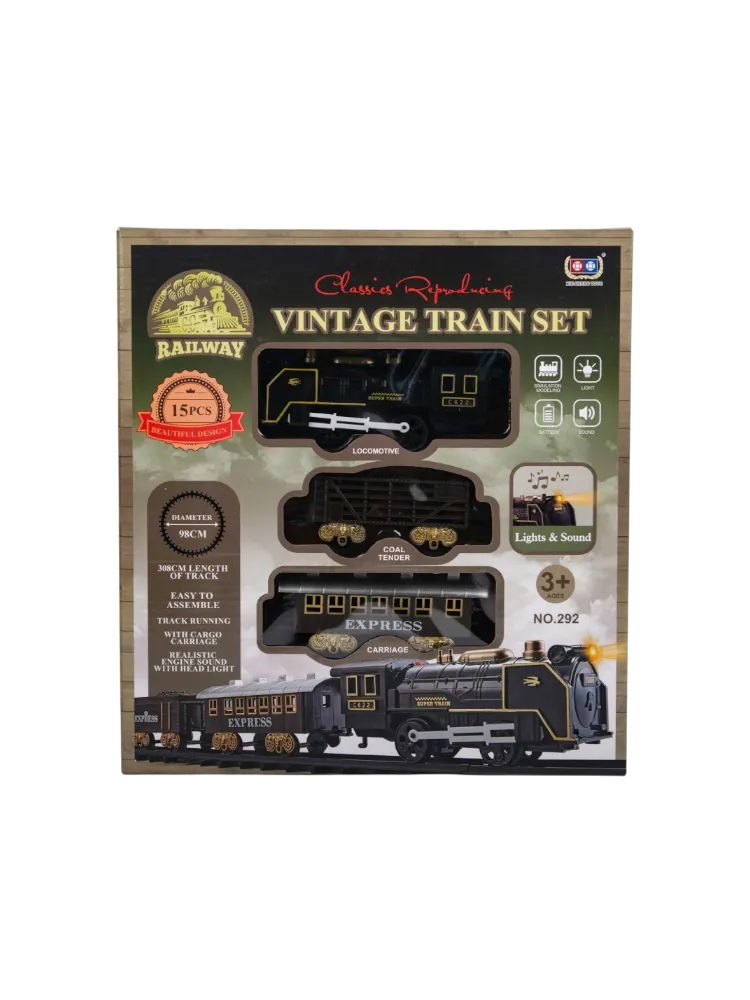 Железная дорога Shantou Honghu Vintage train set 292
