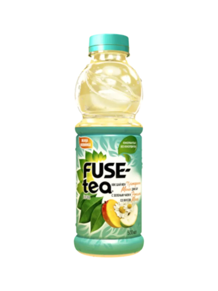 ЧАЙ ХОЛ FUSE TEA 0.5Л СО ВКУСОМ МАНГО И РОМАШКА ПЛ/Б 